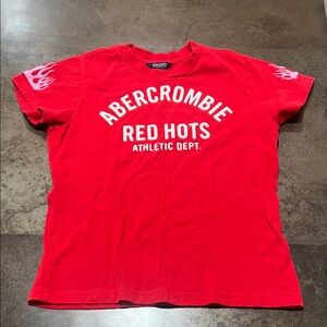 Abercrombie Red Hots Athletic Dept Vintage Tee.  XL